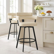 Barhocker Kunstleder - Enzo Beige