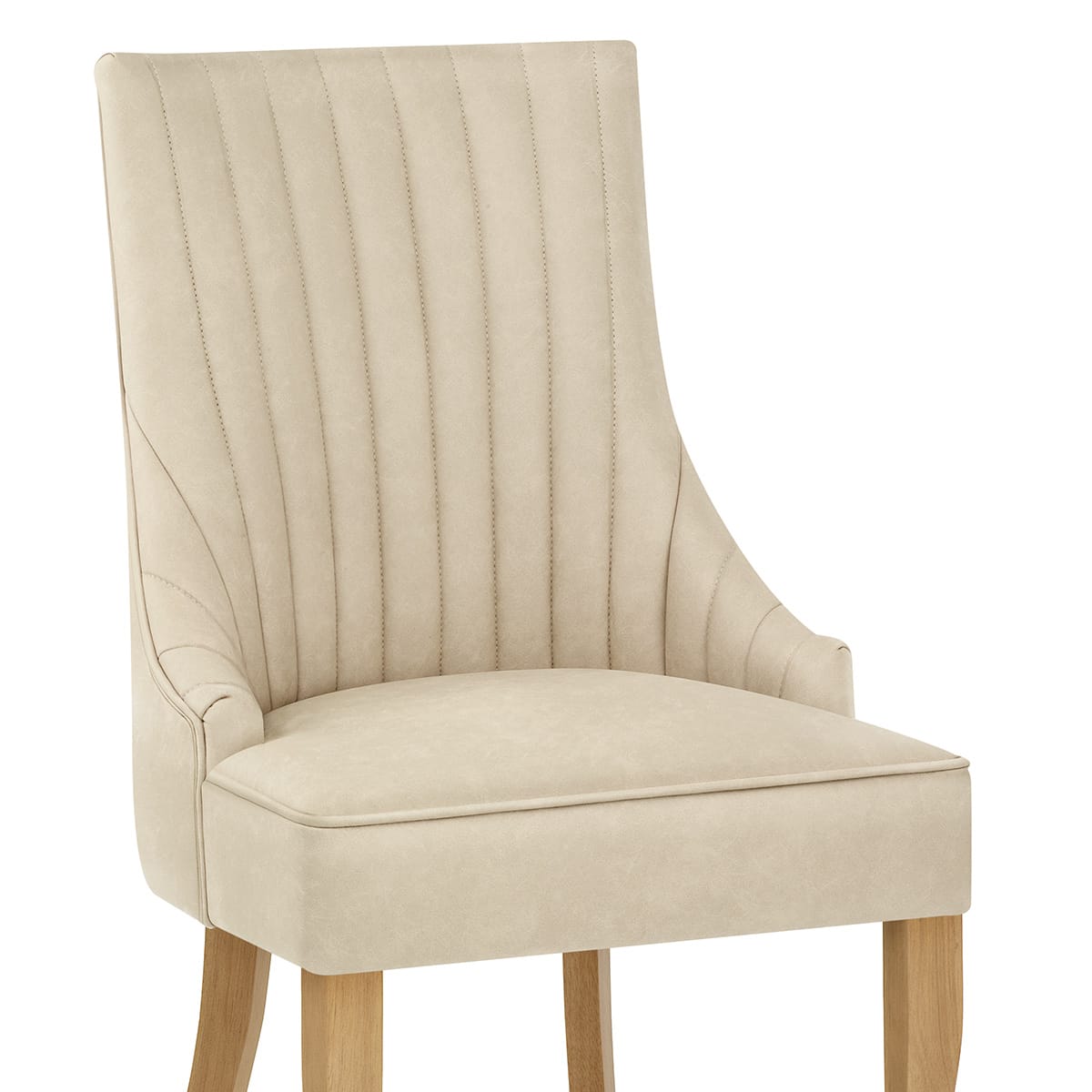 Kunstleder Stuhl - Eton Beige