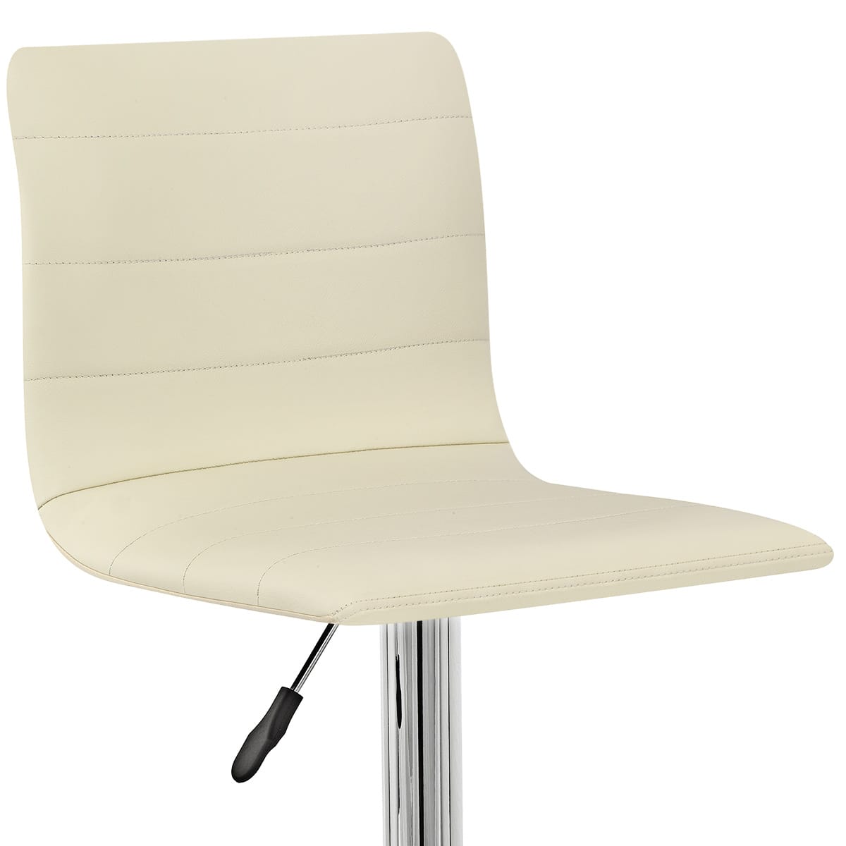 Echtleder Barhocker Chrom - Fabio Beige