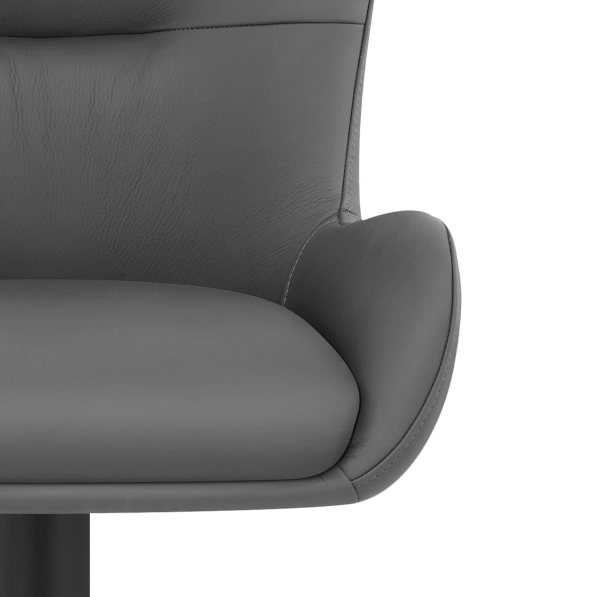 Barhocker Echtleder - Faraday Dunkelgrau