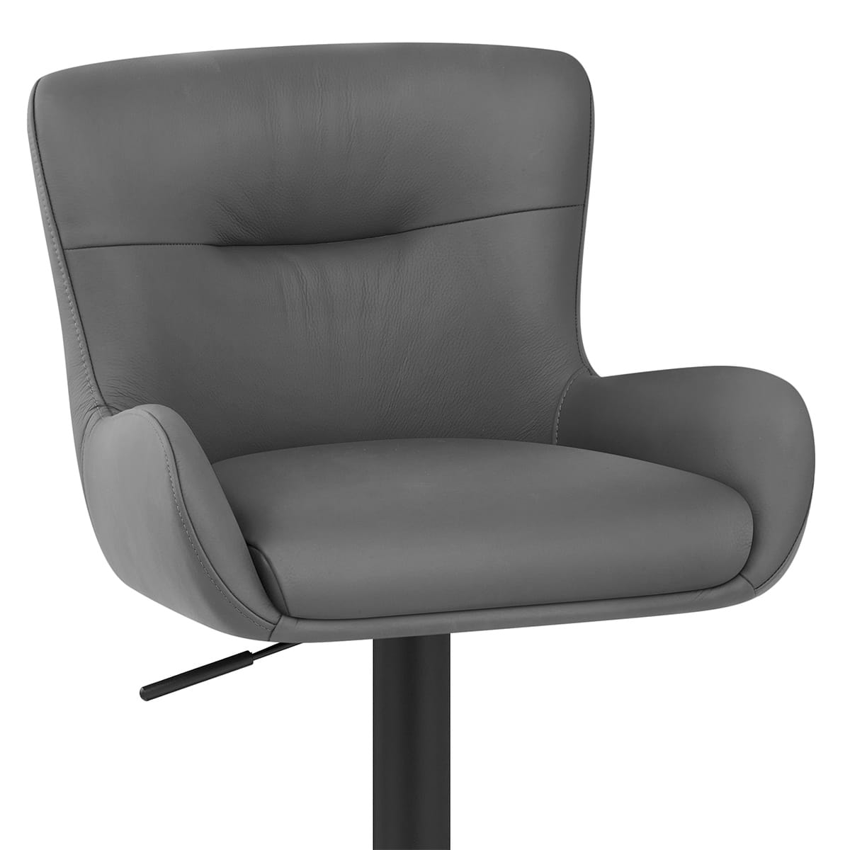 Barhocker Echtleder - Faraday Dunkelgrau