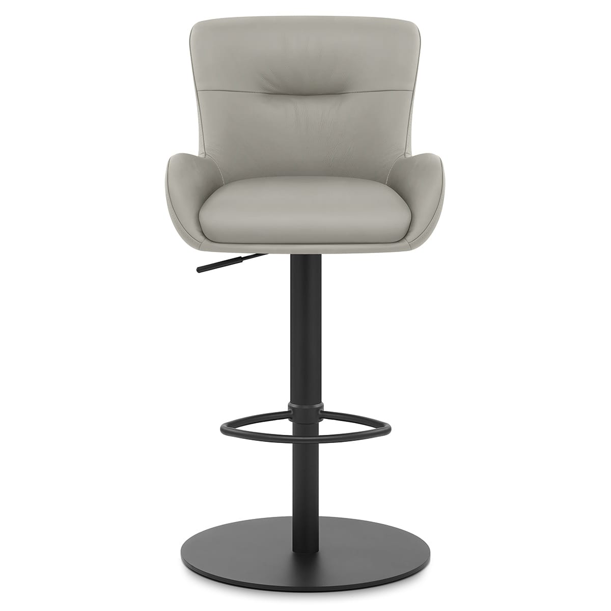 Barhocker Echtleder - Faraday Grau