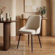 Esszimmerstuhl Stoff - Faye Beige