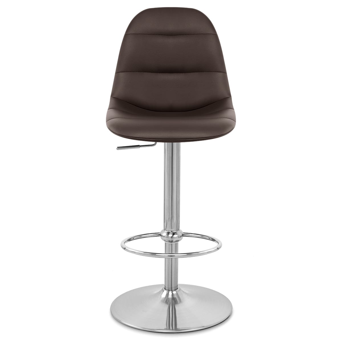 Sgabello Ecopelle Satinato - Ferrero Marrone