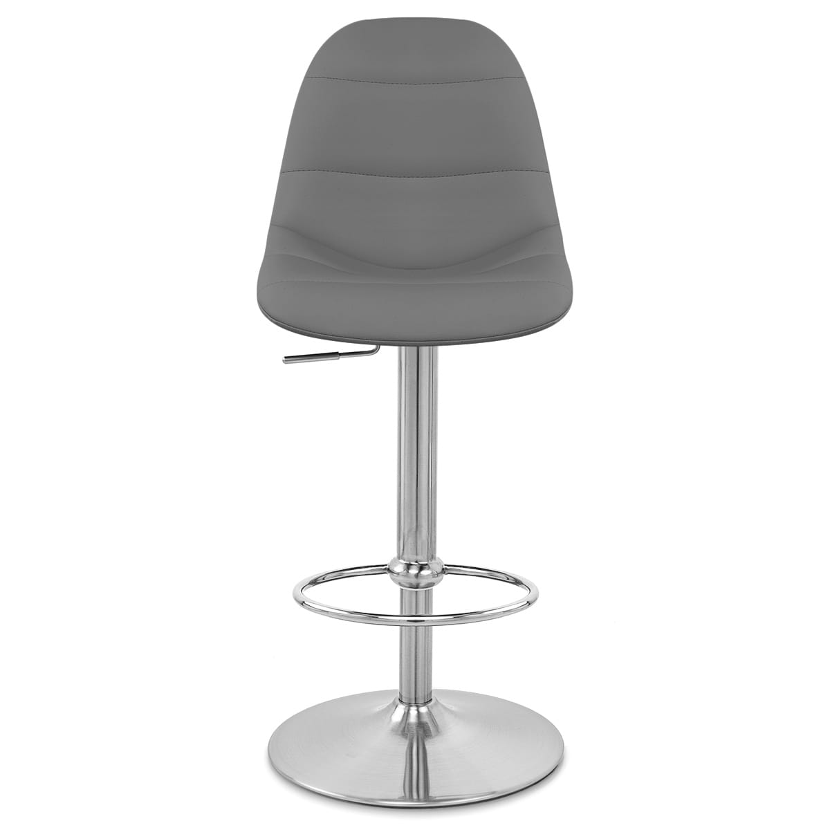 Sgabello Ecopelle Satinato - Ferrero Grigio
