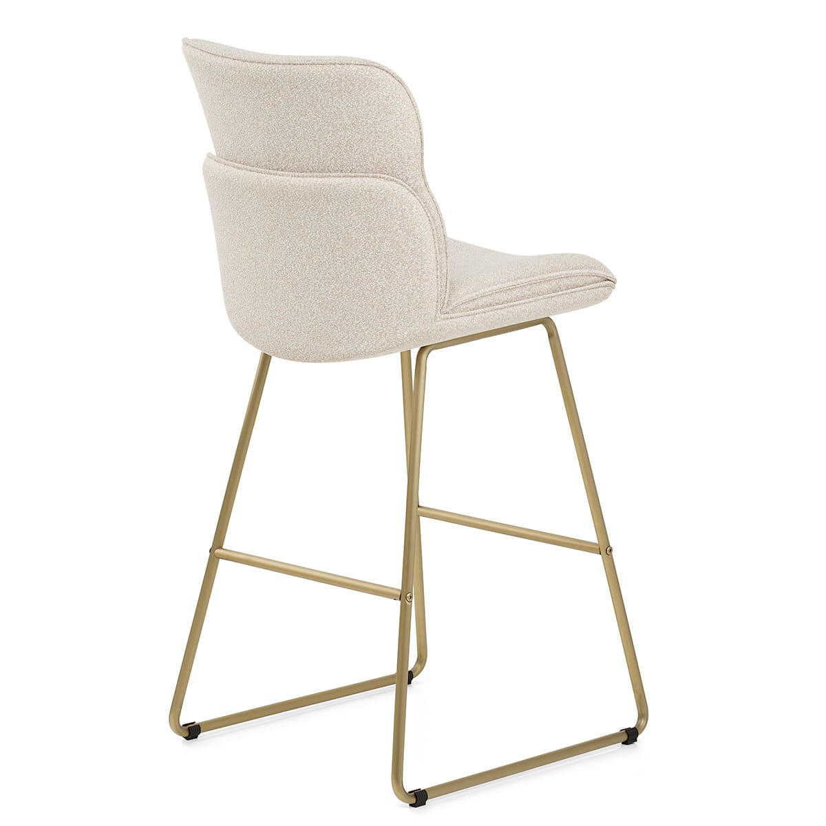 Sgabello in stoffa - Finley Crema