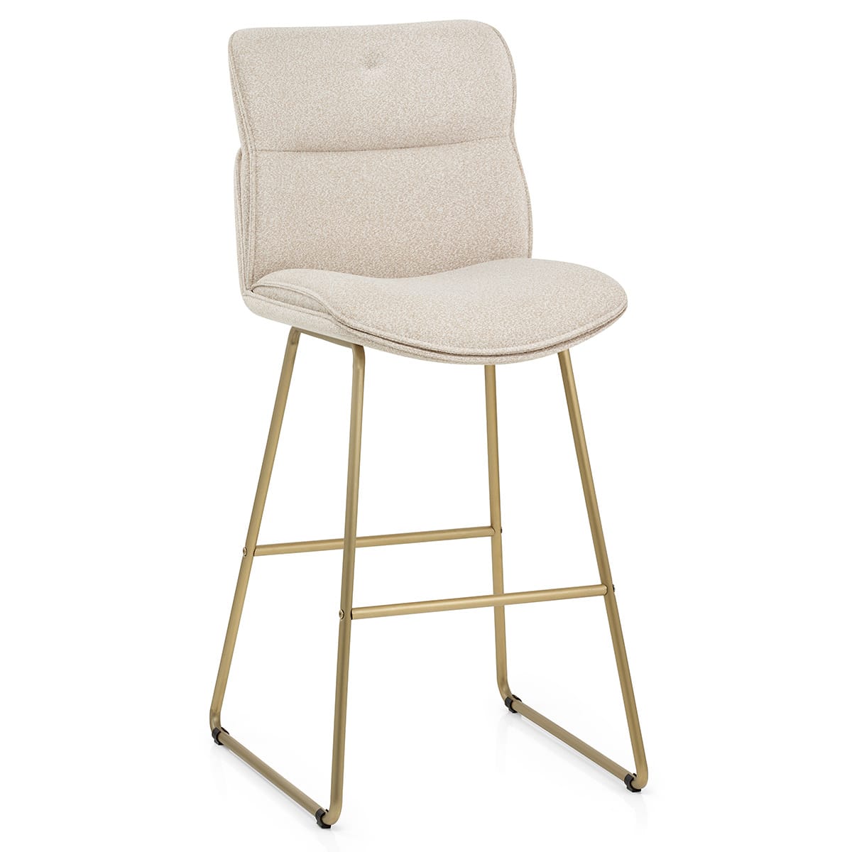 Sgabello in stoffa - Finley Crema