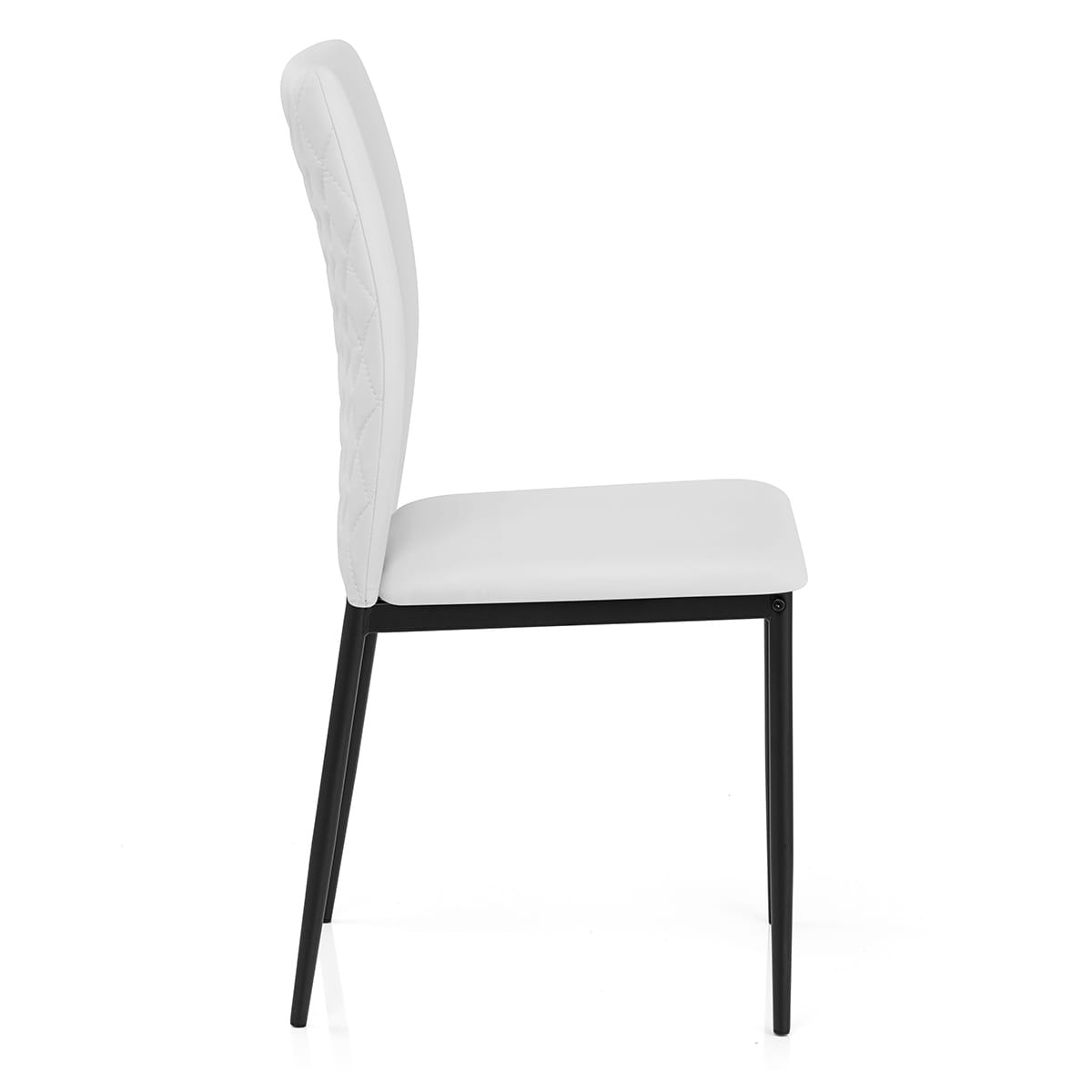 Sedia da pranzo Ecopelle - Franzy Bianco