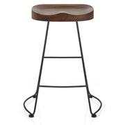 Barhocker Dunkler Holz - Freedom Schwarz Holz