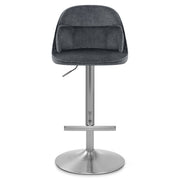 Sgabello Stoffa - Freya Grigio scuro