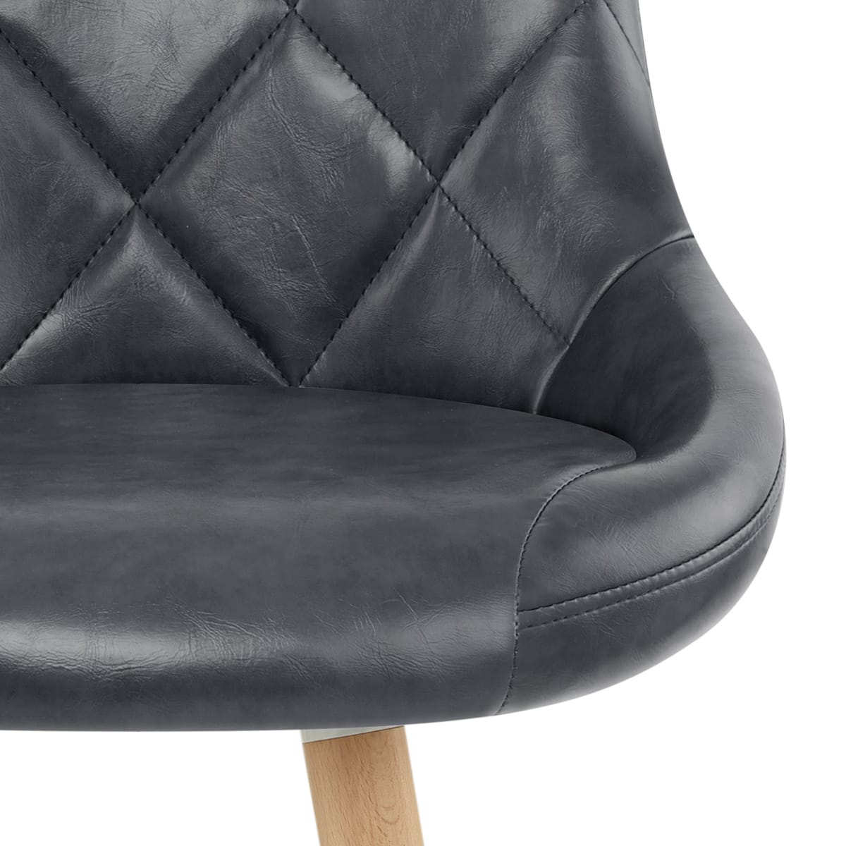 Kunstleder Barhocker Antik - Fuse Dunkelblau