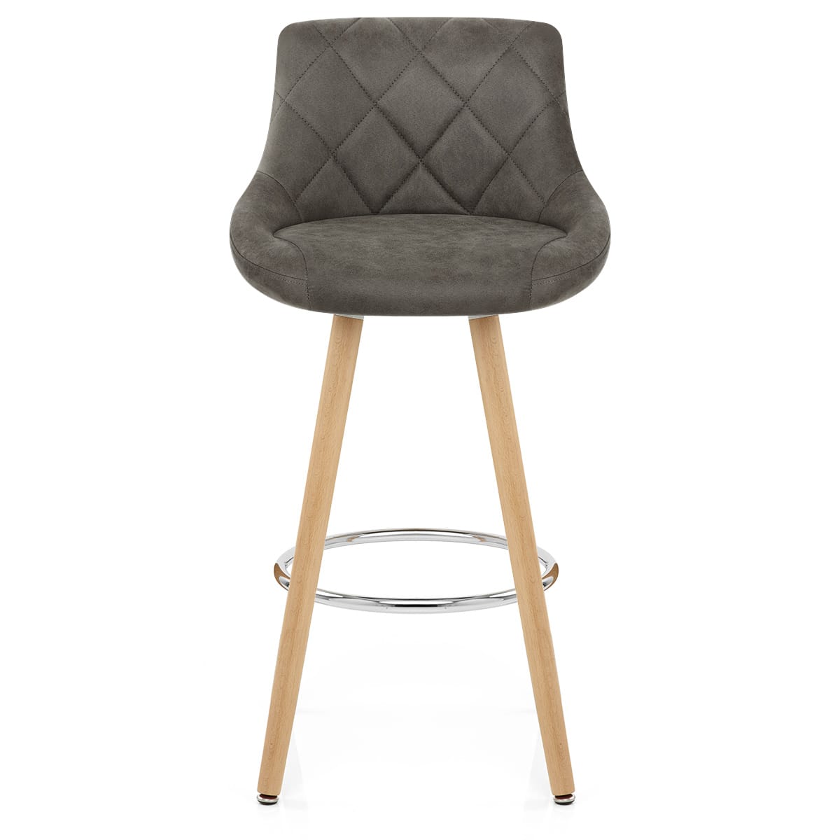 Sgabello Ecopelle - Fuse Grigio scuro