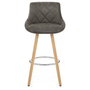 Sgabello Ecopelle - Fuse Grigio scuro