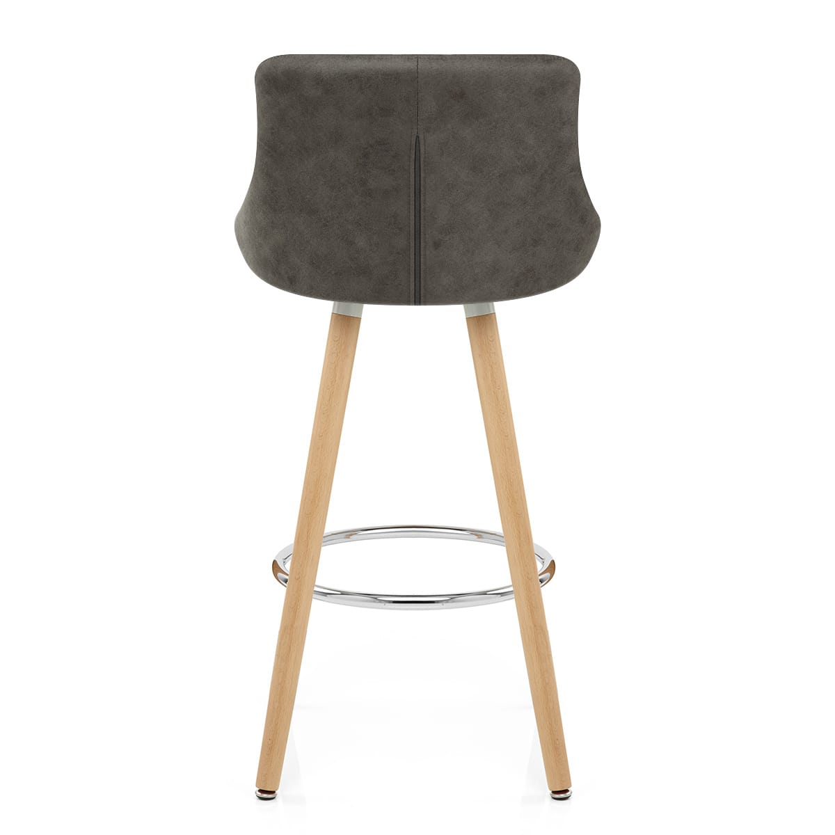 Sgabello Ecopelle - Fuse Grigio scuro