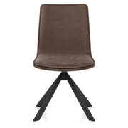 Sedia Ecopelle - Genesis Marrone