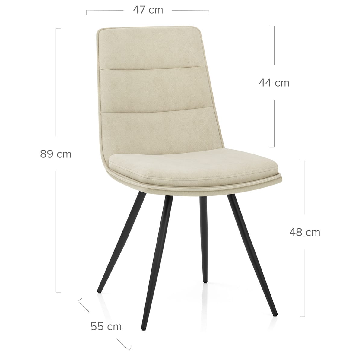 Esszimmerstuhl Samt - Gio Beige