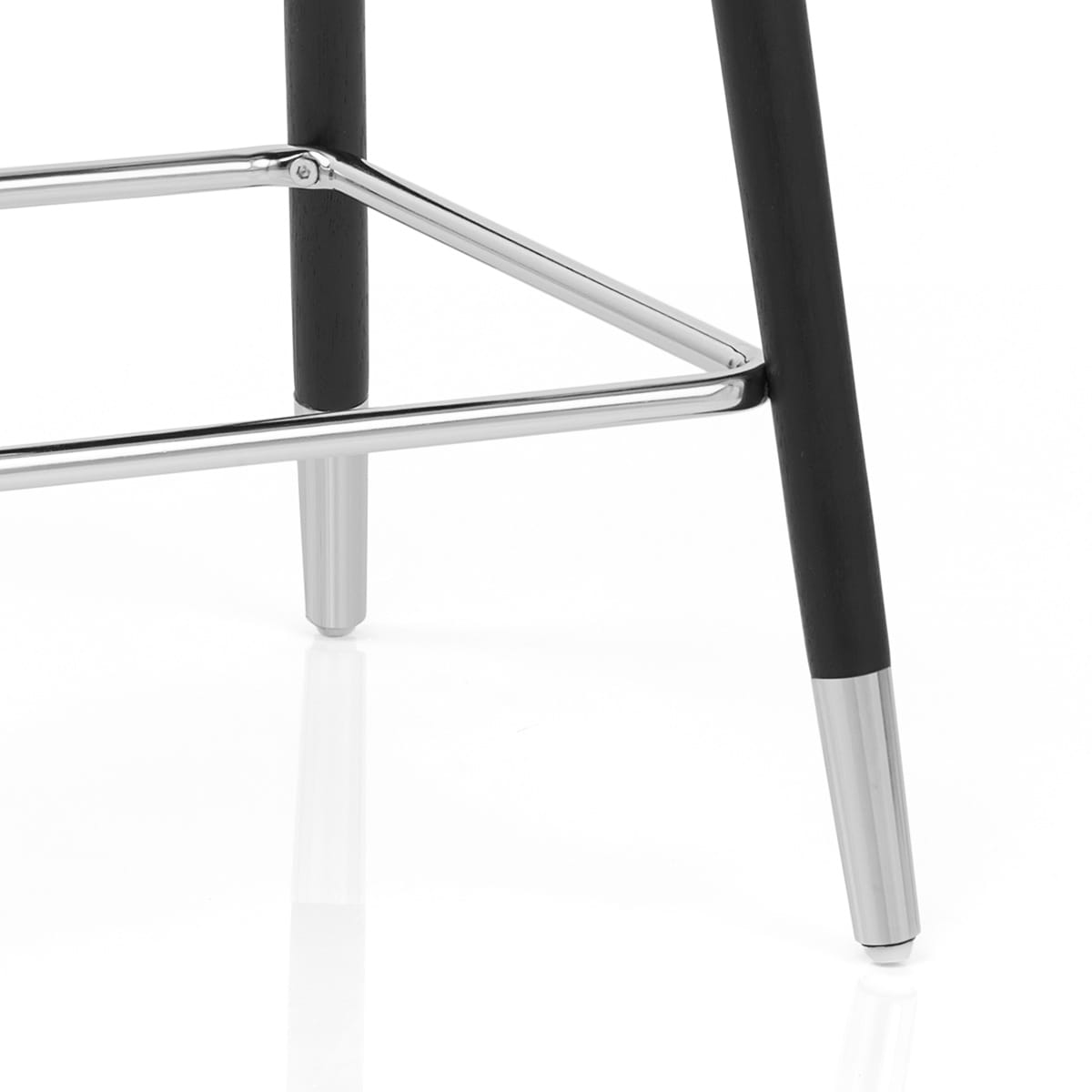 Samtbarhocker - Glam Grau