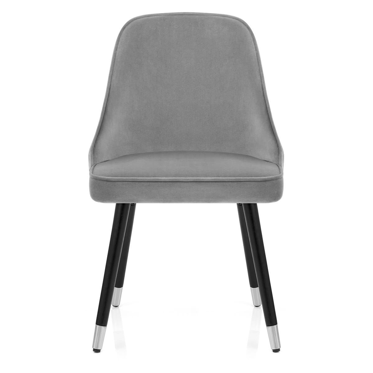 Samtstuhl - Glam Grau