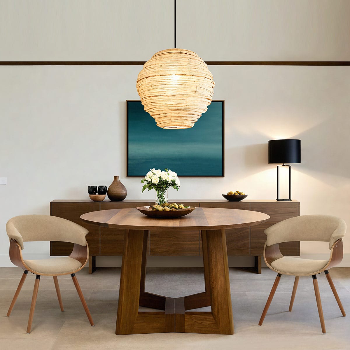 Stoff Stuhl - Grafton Beige