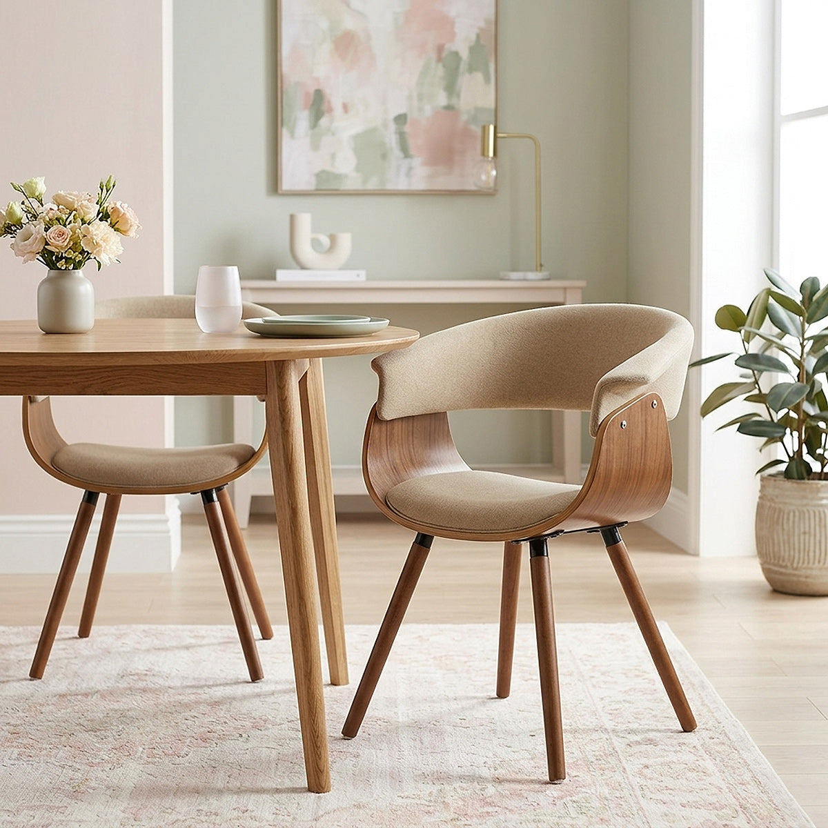 Stoff Stuhl - Grafton Beige