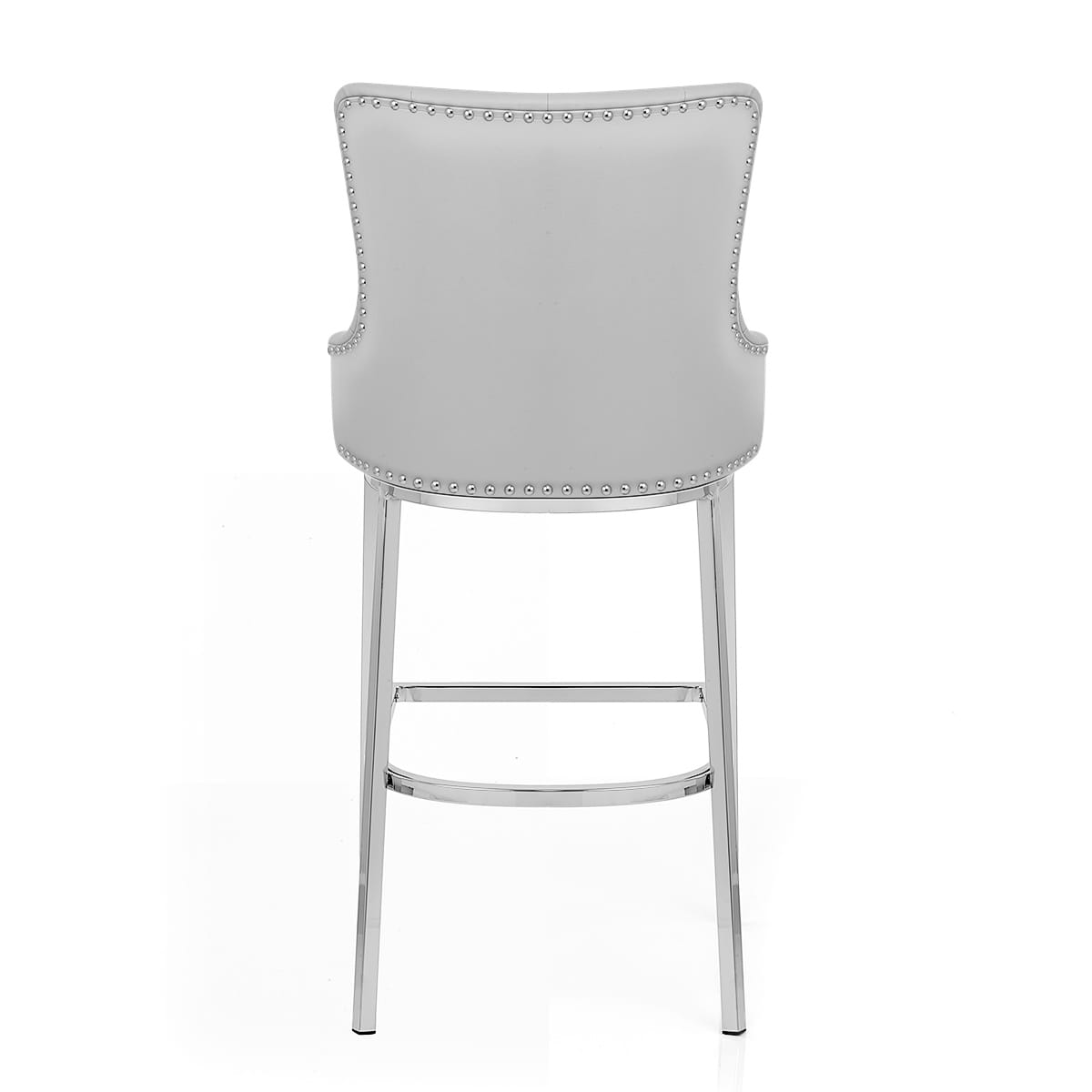 Kunstleder Barhocker Chrom - Grange Grau