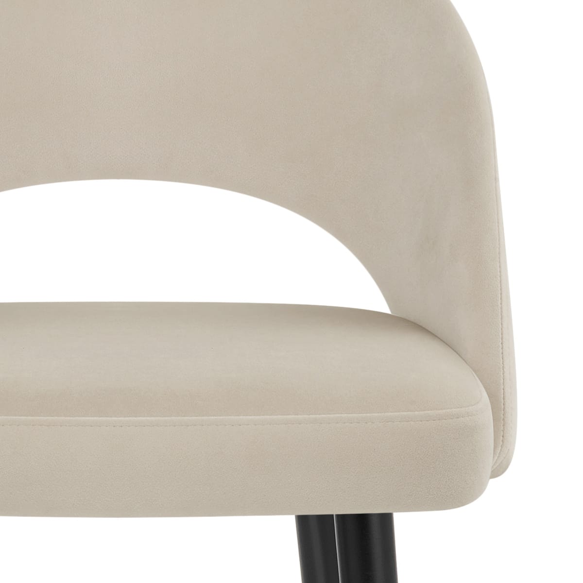 Samt Barhocker - Halo Beige