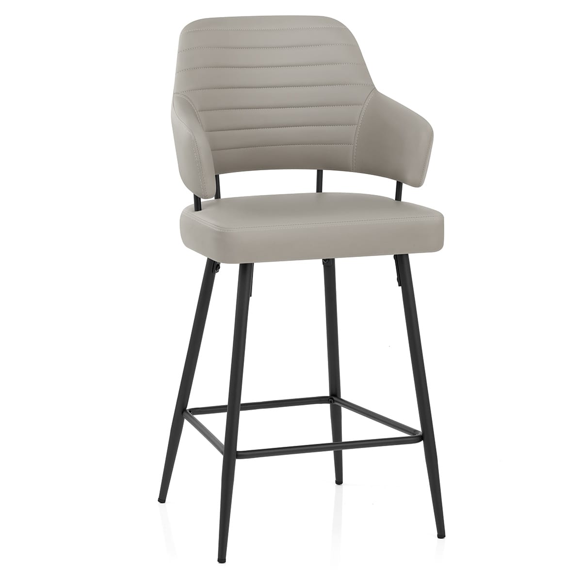 Barhocker Kunstleder  - Hampton Grau