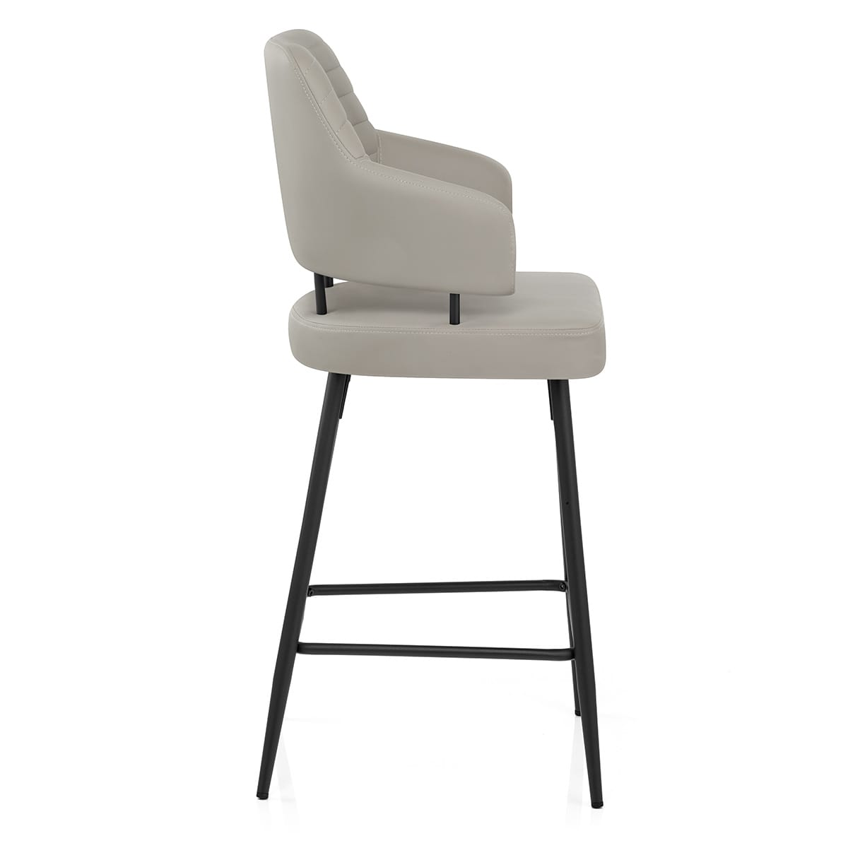Barhocker Kunstleder  - Hampton Grau