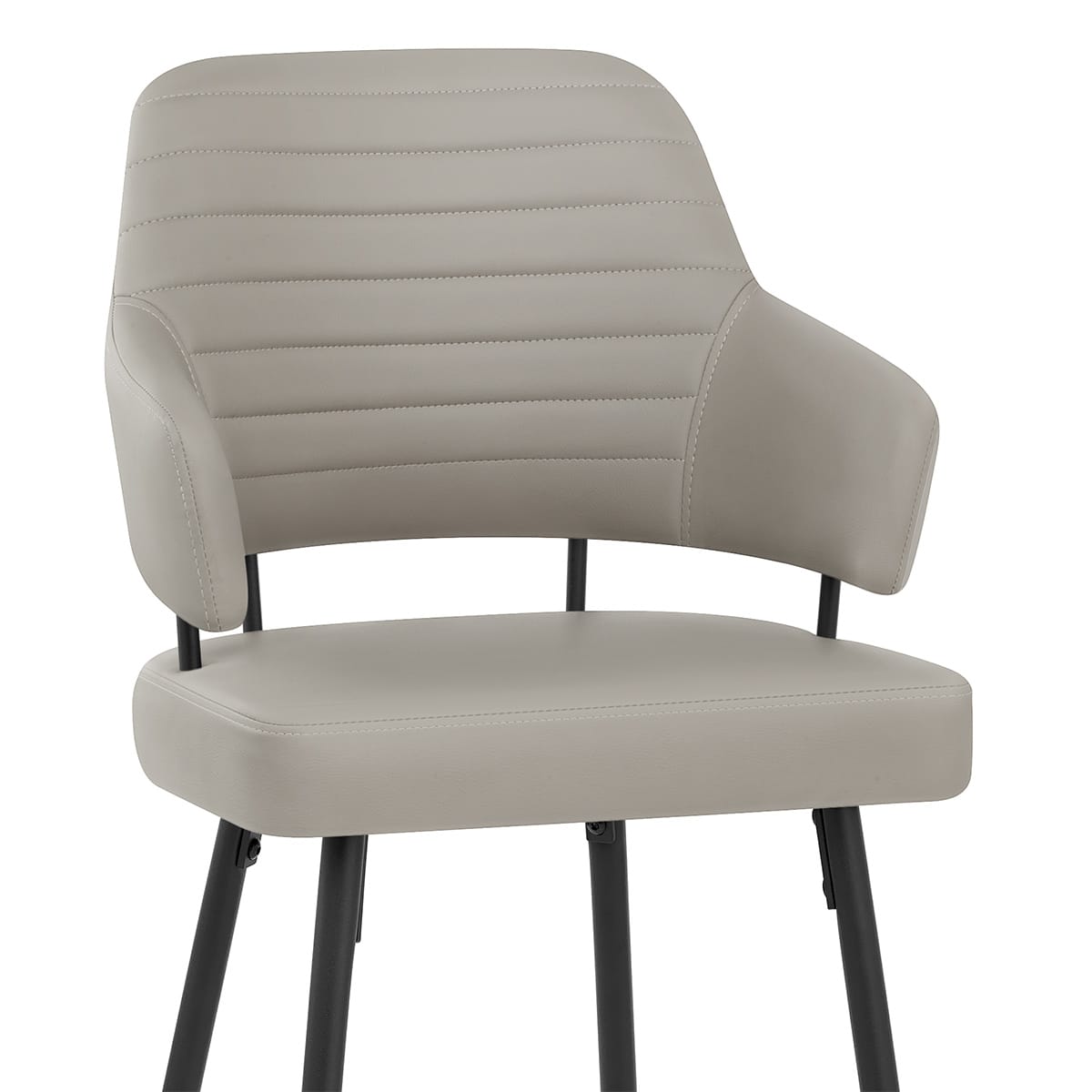 Barhocker Kunstleder  - Hampton Grau