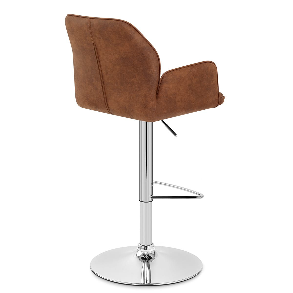 Sgabello Ecopelle - Harvard Marrone
