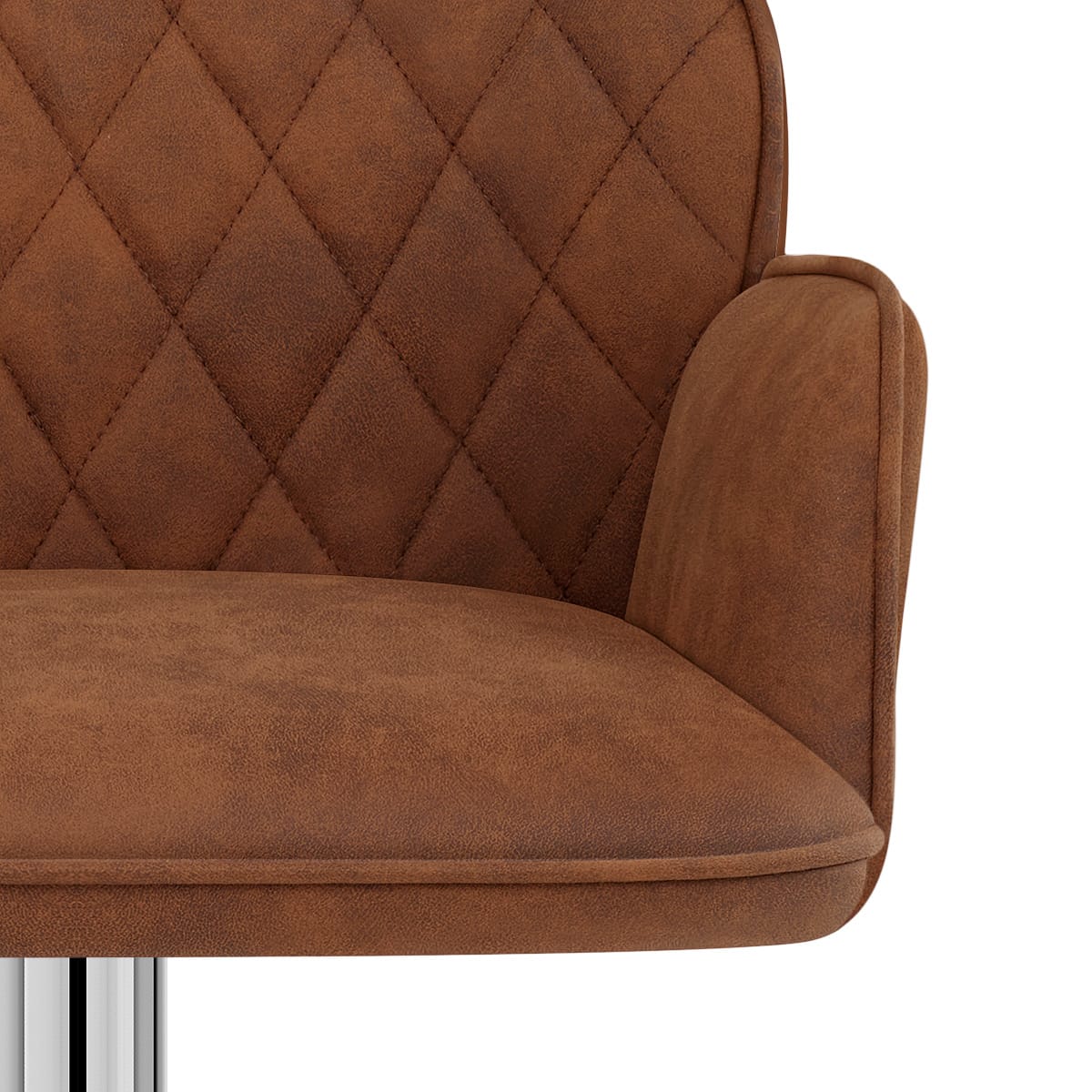 Sgabello Ecopelle - Harvard Marrone