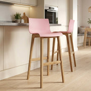 Barhocker Eiche - Hoch Drift Pink