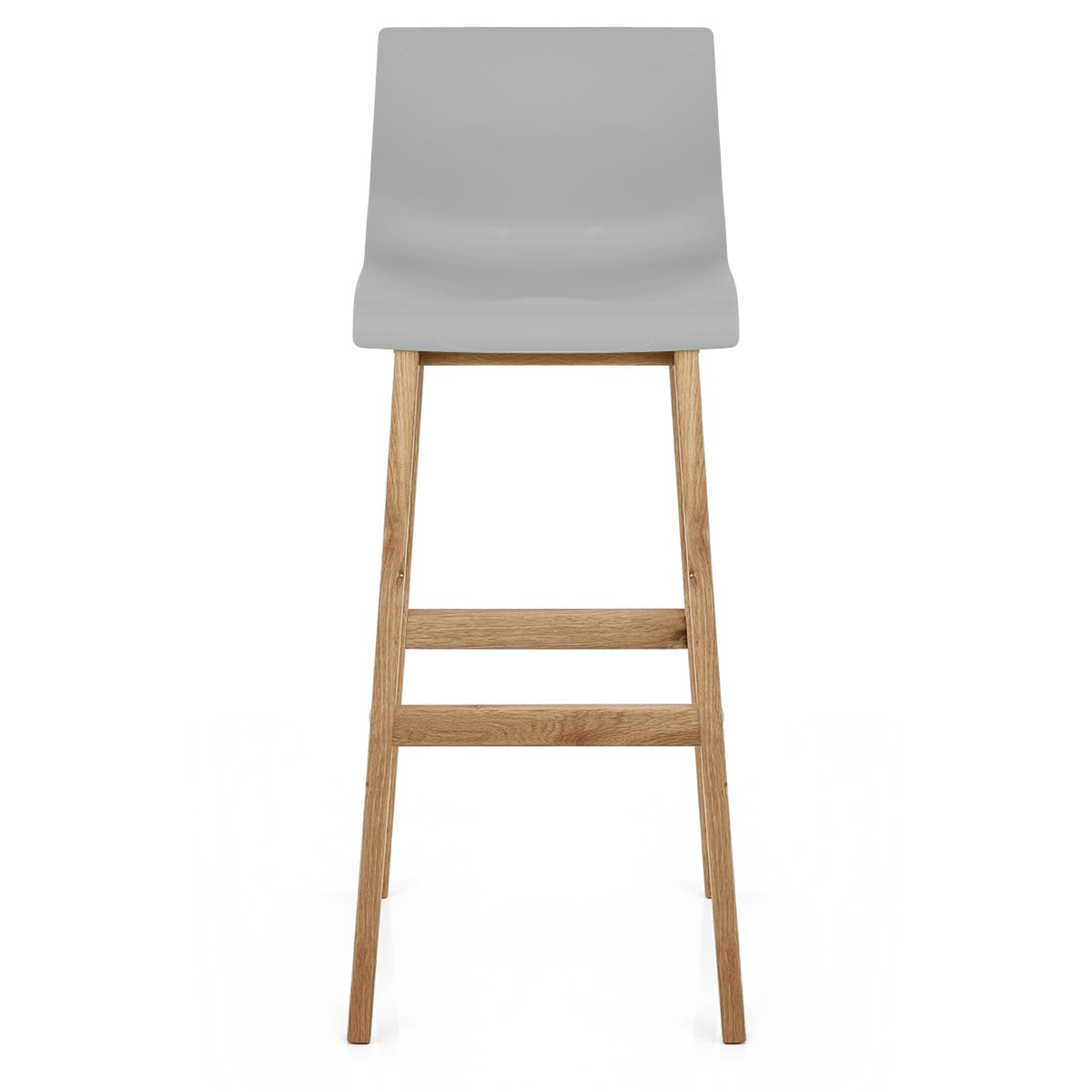 Barhocker Eiche - Hoch Drift Grau