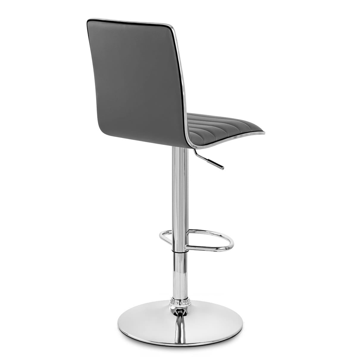 Kunstleder Barhocker Chrom - Hiline Grau
