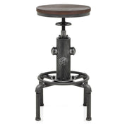 Barhocker Metallisch - Hydrant Holz
