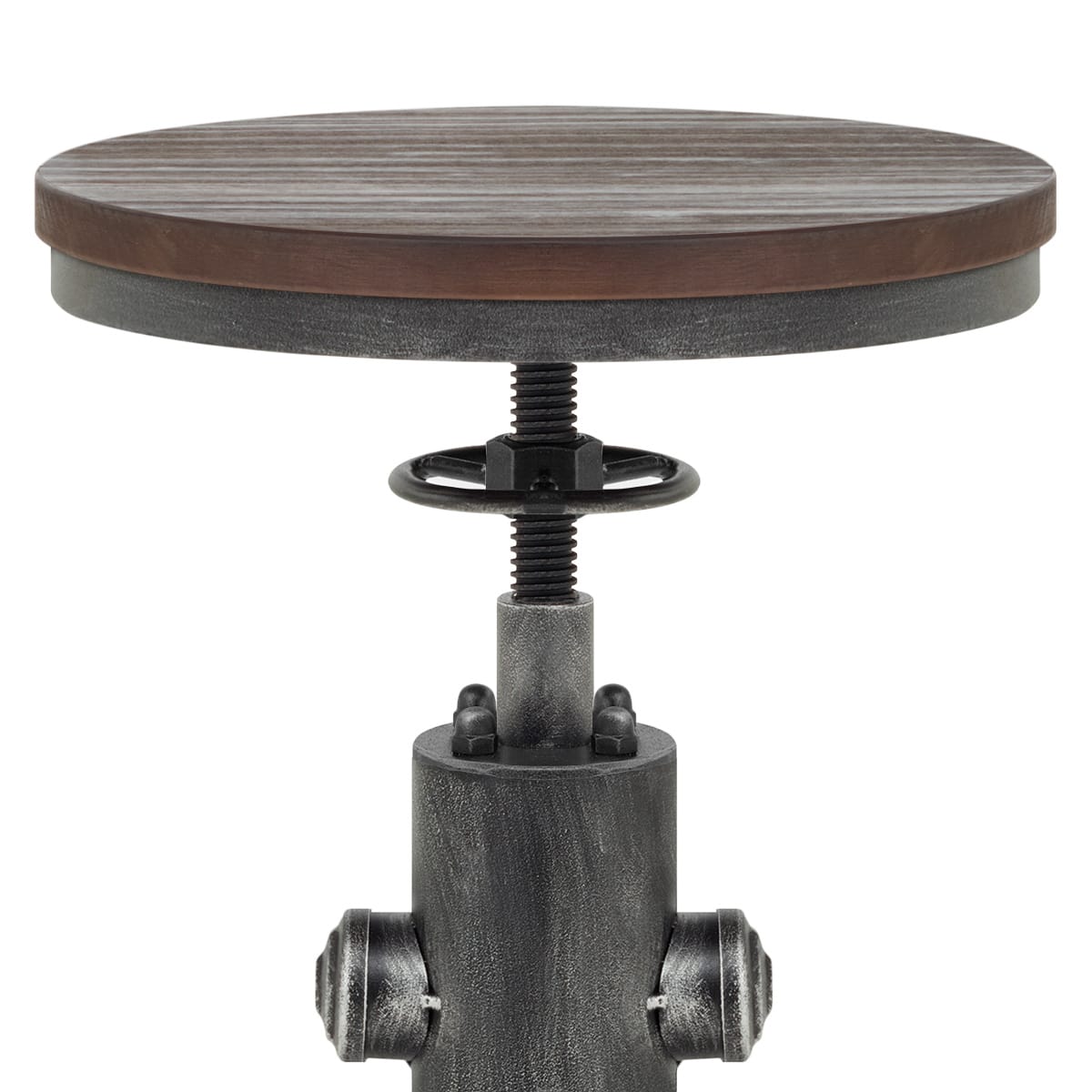 Barhocker Metallisch - Hydrant Holz