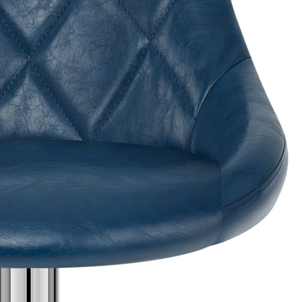 Kunstleder Barhocker - Hype Blau