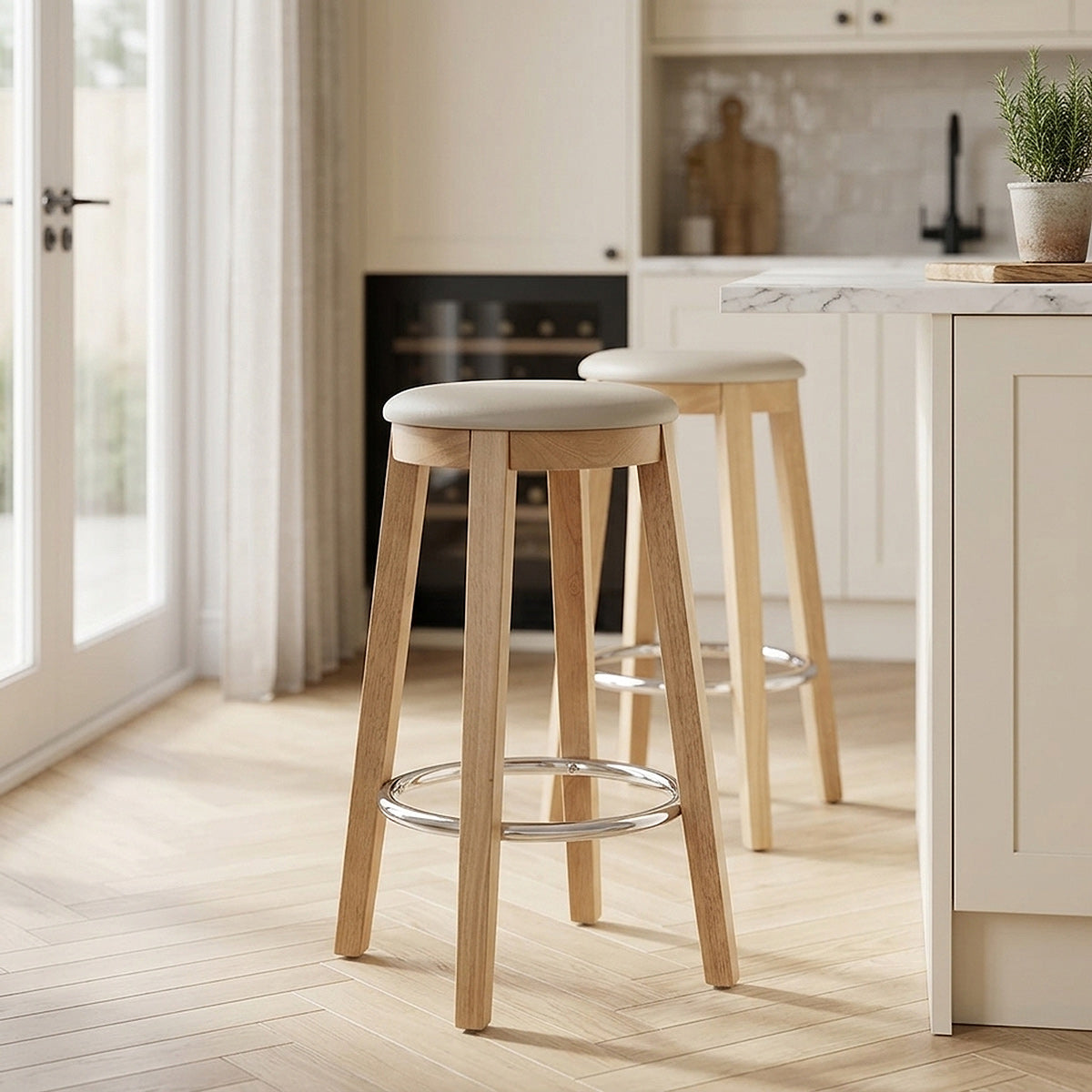 Küchenhocker Eiche - Ikon Beige
