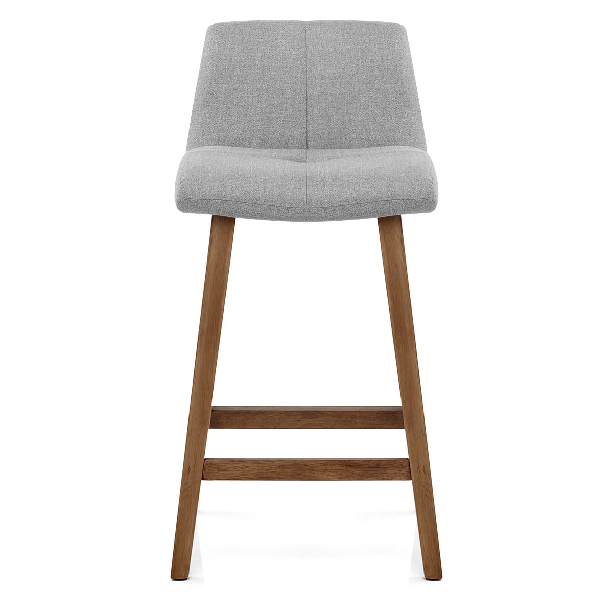 Barhocker Stoff Holz - Impulse Grau