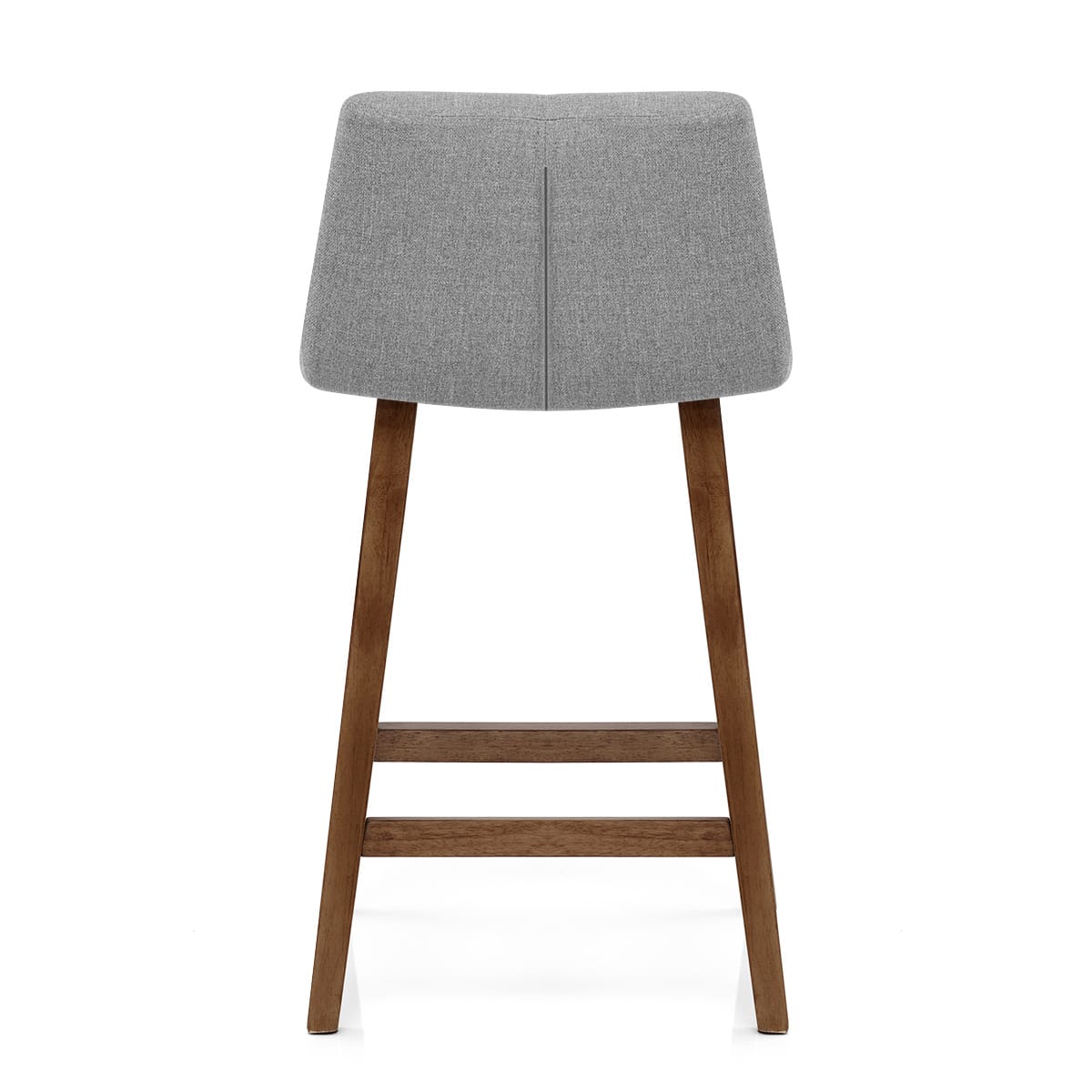 Barhocker Stoff Holz - Impulse Grau