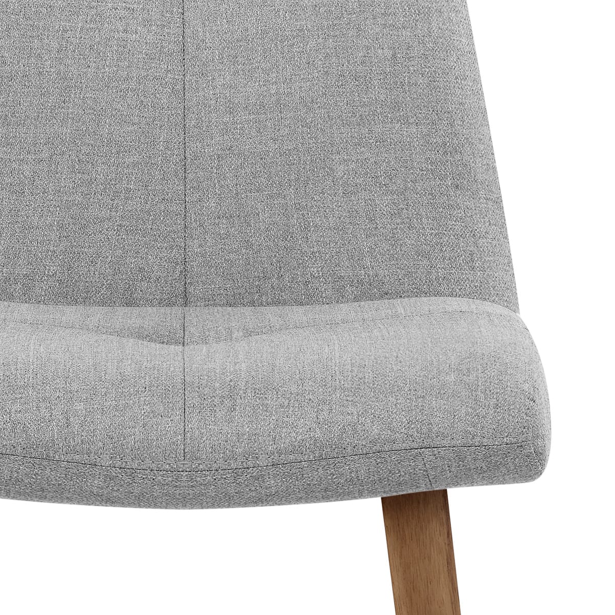 Barhocker Stoff Holz - Impulse Grau