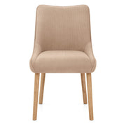 Holz Stoffstuhl - Isabella Beige