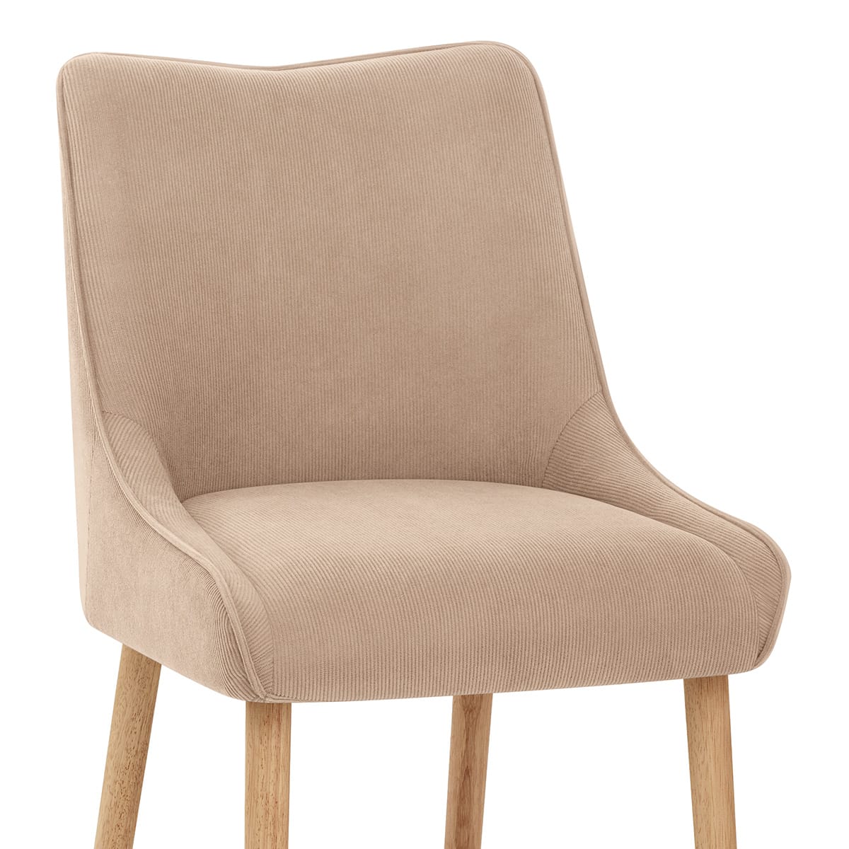 Holz Stoffstuhl - Isabella Beige