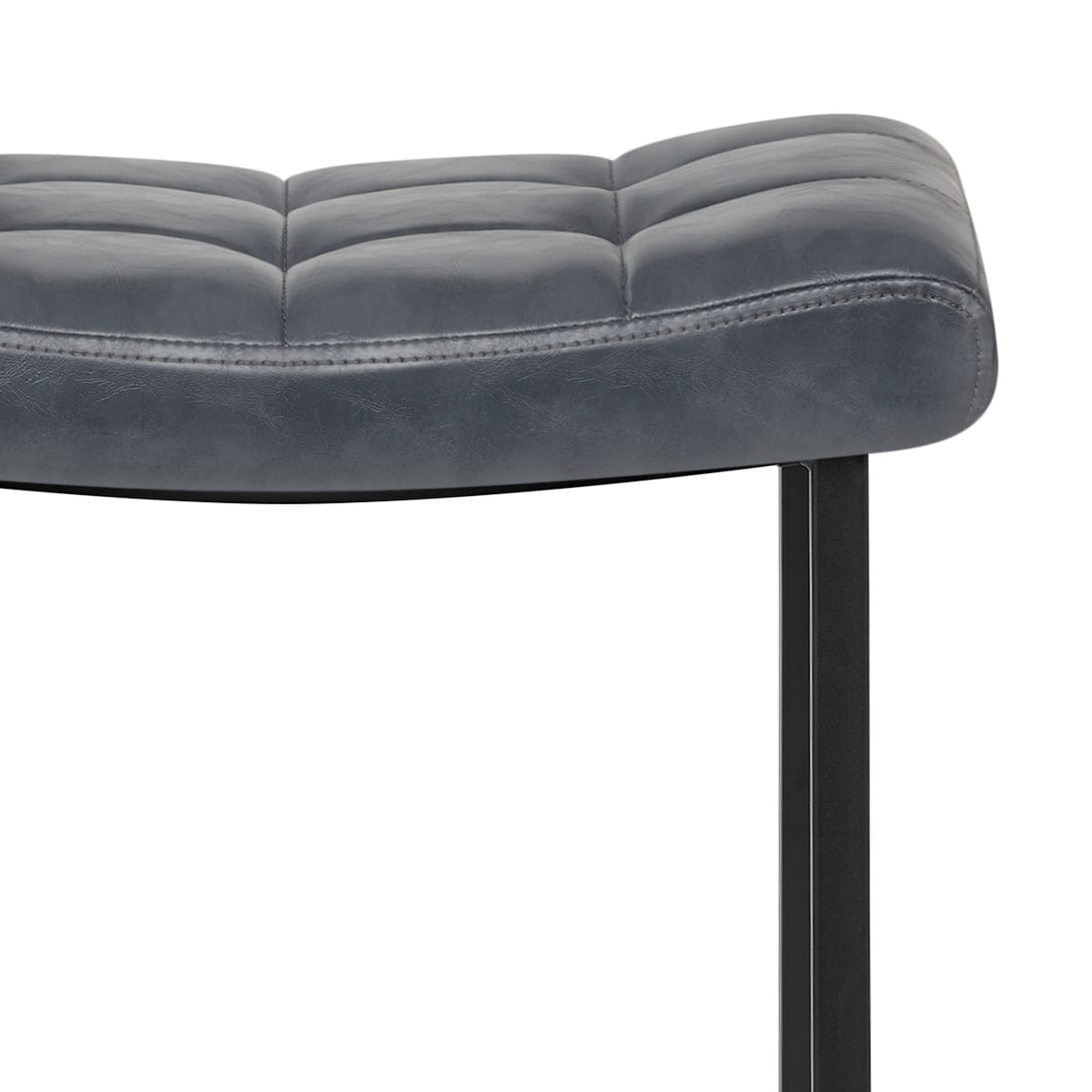 Sgabello Ecopelle Anticata - Jago Blu