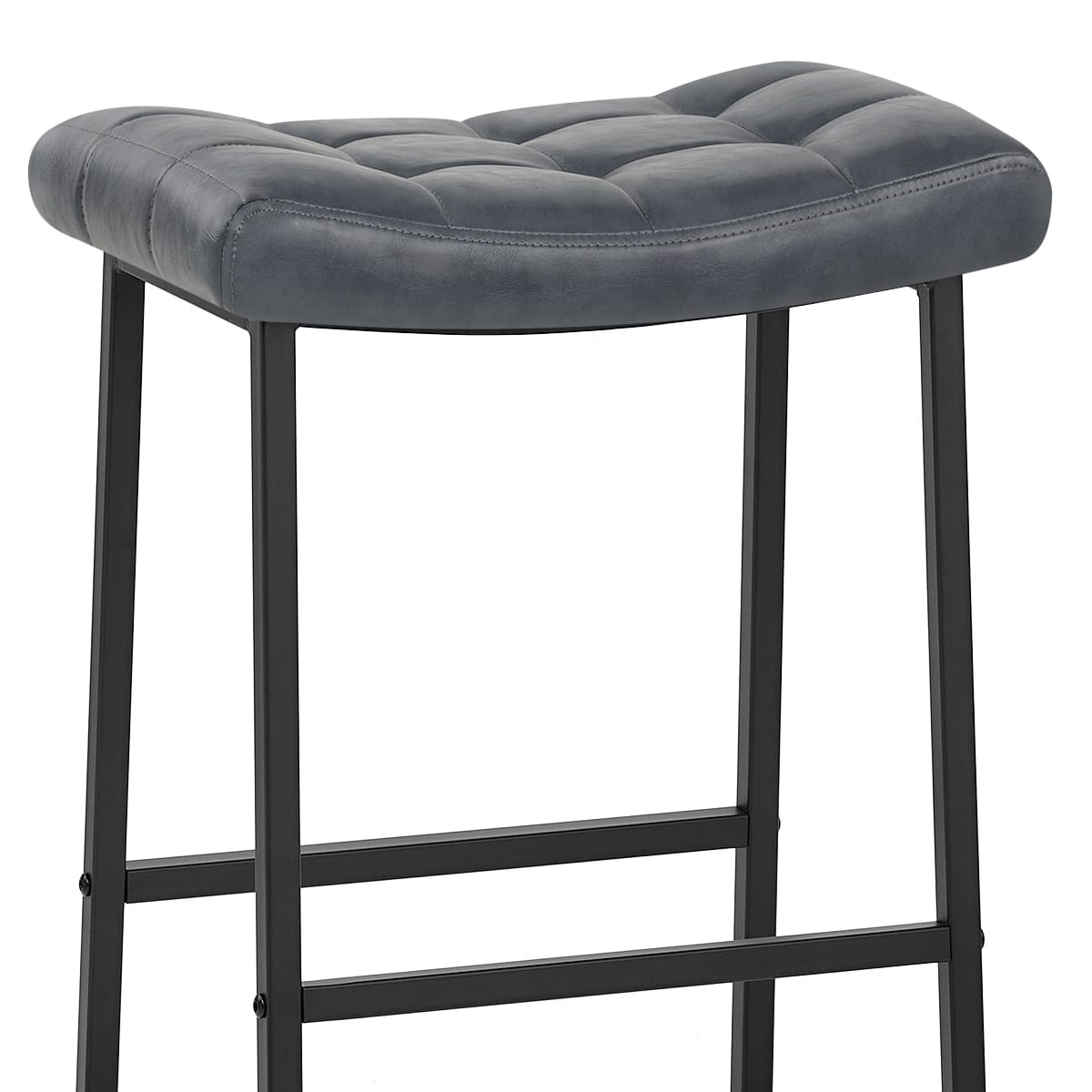Sgabello Ecopelle Anticata - Jago Blu