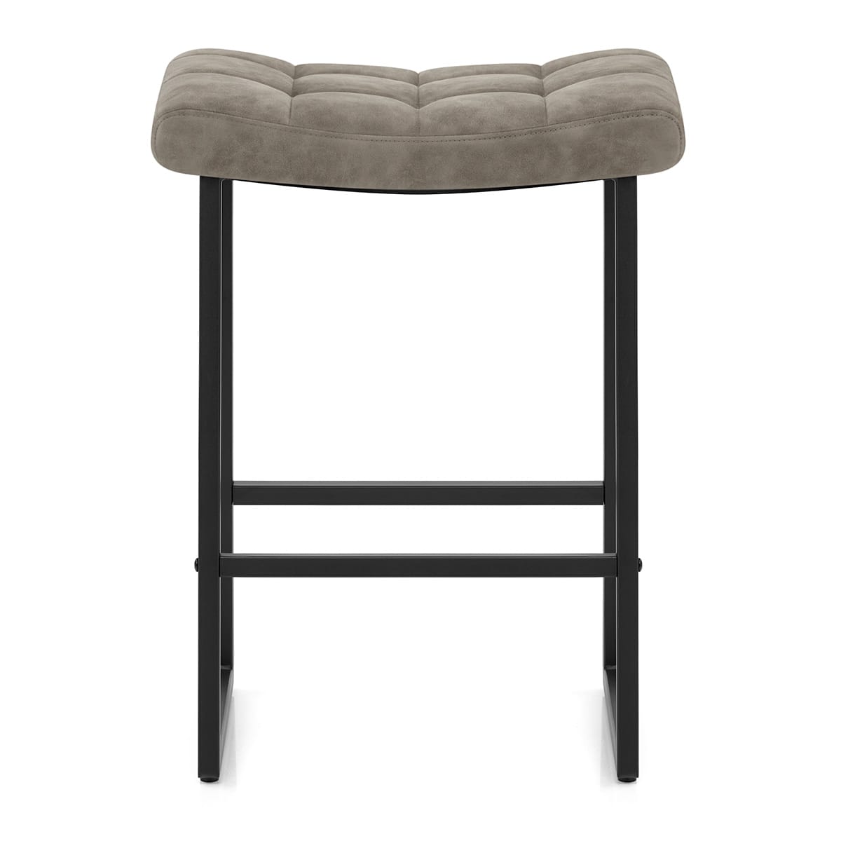 Kunstleder Barhocker Antik - Jago Grau
