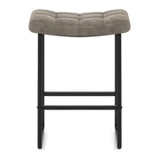 Kunstleder Barhocker Antik - Jago Grau