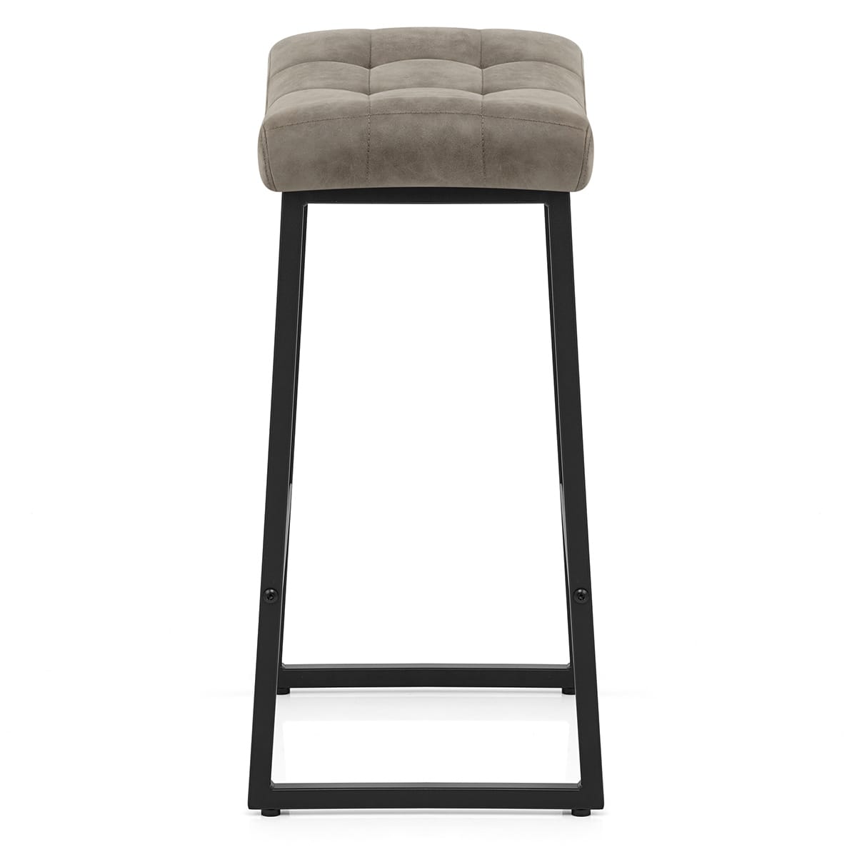 Kunstleder Barhocker Antik - Jago Grau