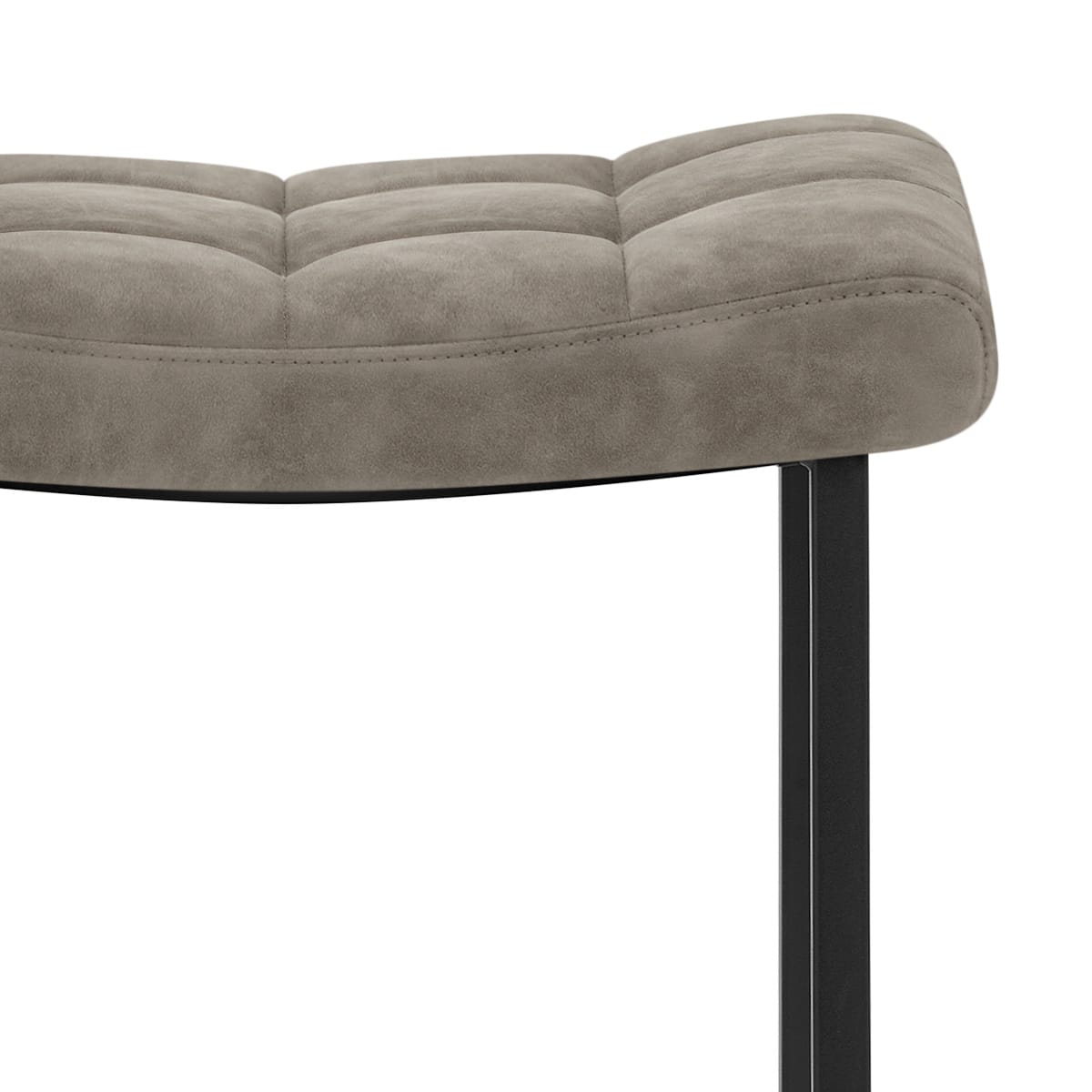 Kunstleder Barhocker Antik - Jago Grau