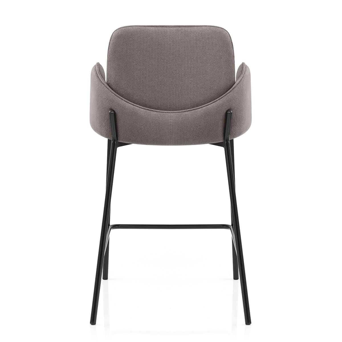Sgabello da bar Tessuto - Jarvis Grigio